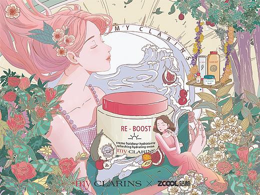 好食肌长绽放#my CLARINS X 站酷