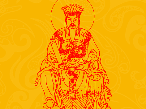 【道教文化】保生大帝圣像图  高清手机壁纸