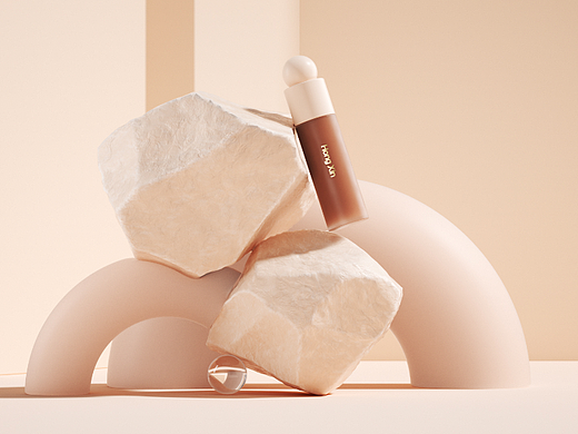 C4D产品动画-粉底液