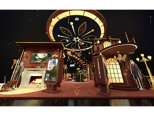 米哈游未定事件簿展台设计-（冬季温暖）