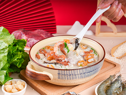 粥宫壹号中国粥拍摄案例—美食摄影