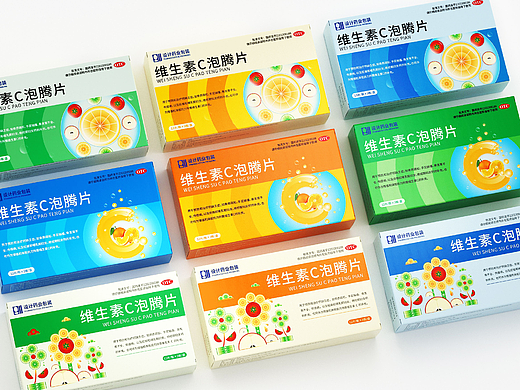 维生素C泡腾片包装设计
