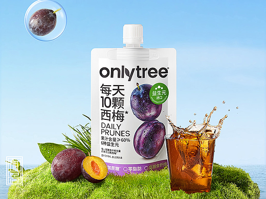 Onlytree西梅汁 丨 食品饮料摄影