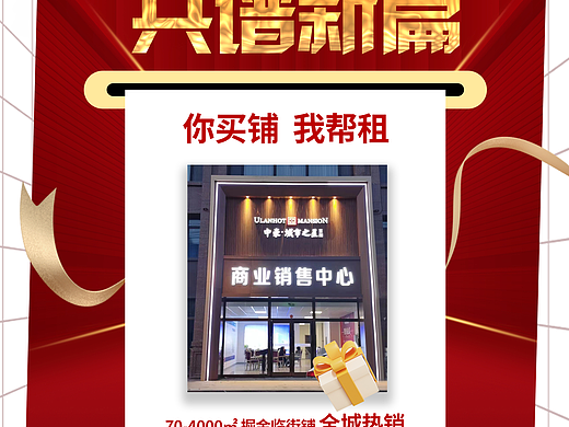 地产商业搬迁海报