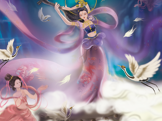 《敦煌——反弹琵琶伎乐天》