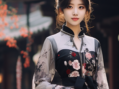 穿汉服的小姐姐7|汉服设计