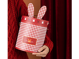 2022兔年英伦伯爵轻奢抱抱桶新年包装