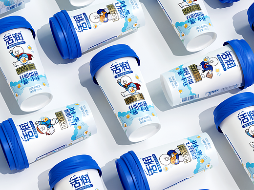 包装 包装设计 乳品包装设计 酸奶包装 牛奶包装 小蓝
