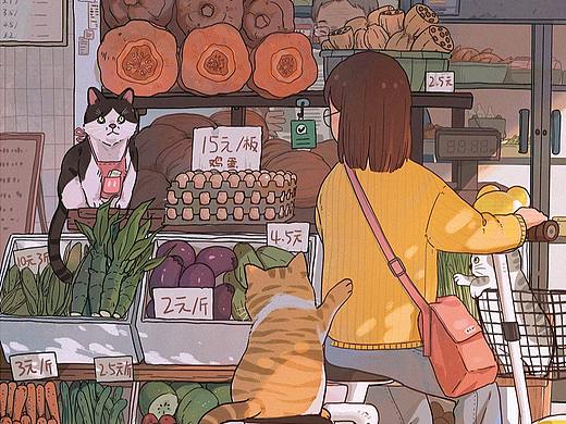 小 城 时 光  |  系列插画10P