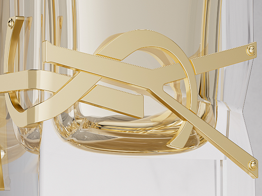 圣罗兰自由之水C4D渲染