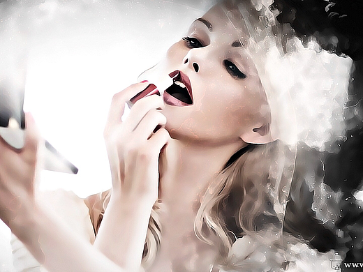 酷炫云雾环绕效果ps动作