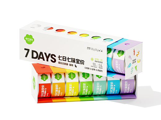 保尔泡泡 | 七日七味·宠物主食罐·礼盒设计·产品包装
