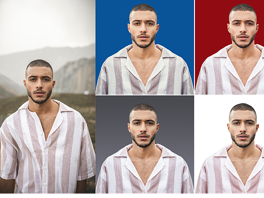 好适合修证件照的写真