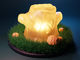 blender發(fā)光樹樁練習(xí)