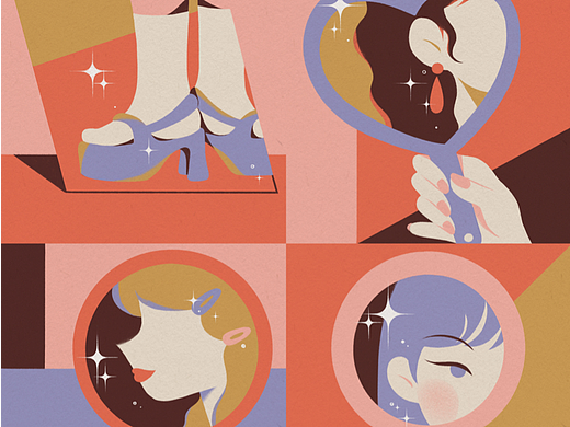 原创插画系列 | 镜中像