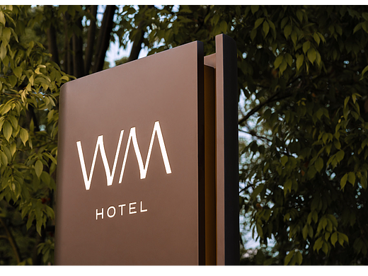 酒店标识设计-WM hotel