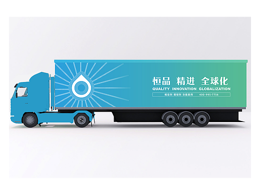车体广告/物流车/货车/挂车广告喷漆/车身贴