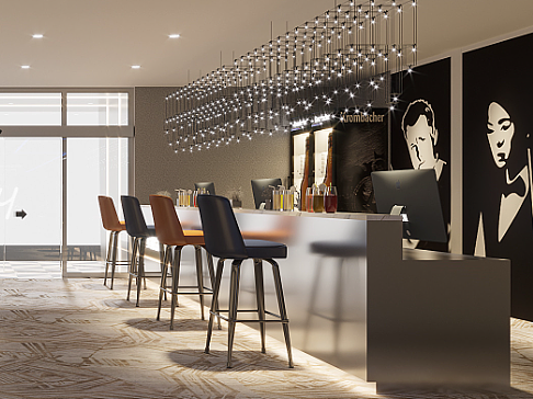 台球室 生活就像台球，白球是起点，黑八是终点