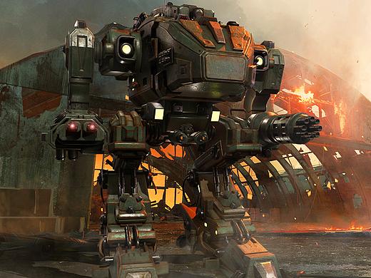 【学生作品】张钟桦 --《战地机甲》