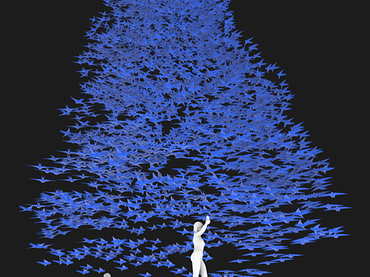 商业美陈——喜鹊（个人主页-ZNjE1NjA5NzI=） - 场景 - 站酷设计师lilalila0原创素材 - 站酷ZCOOL