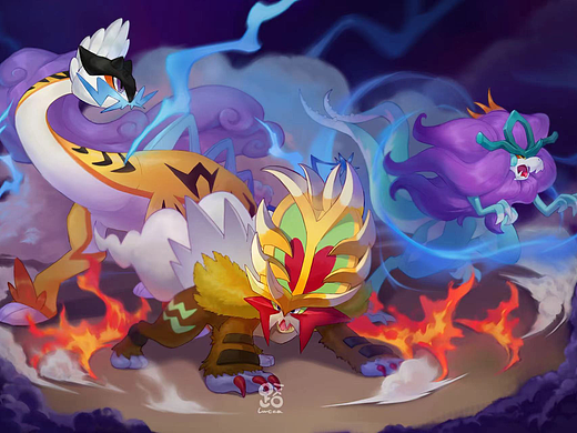 宝可梦悖谬古代种 波荡水 猛雷鼓 破空焰