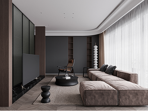 现代［实景临摹］（个人主页-ZNjIwMzM0NDA=） - 家装设计 - 站酷设计师是空空呀z原创素材 - 站酷ZCOOL