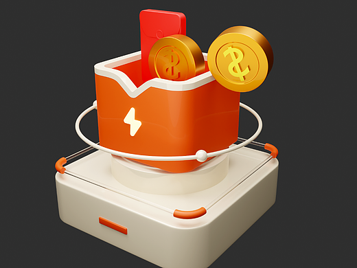 blender 3D金融图标（个人主页-ZNjUzNTM0NDA=） - 其他三维 - 站酷设计师dlb6666原创素材 - 站酷ZCOOL
