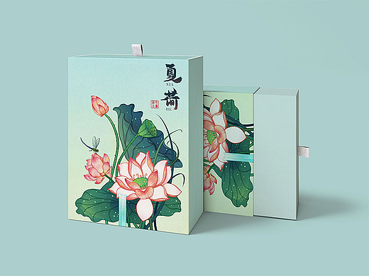 夏荷·夏日物語（個人主頁-ZNjgxNjEyOTI=） - 商業(yè)插畫 - 站酷設(shè)計師Okukan原創(chuàng)素材 - 站酷ZCOOL