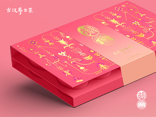 古汉养生茶产品包装