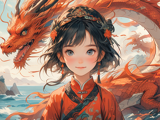 龙行苍海（个人主页-ZNjc2Mjc2NDA=） - AI作品 - 站酷设计师巨大三头红纹寿原创素材 - 站酷ZCOOL