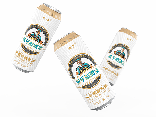 精酿啤酒包装设计——舵手鲜啤/超级符号