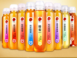 同仁堂便携瓶多品种基础款电商渠道蜂蜜包装设计