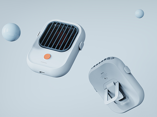 青竹挂脖小风扇｜欧蒙设计