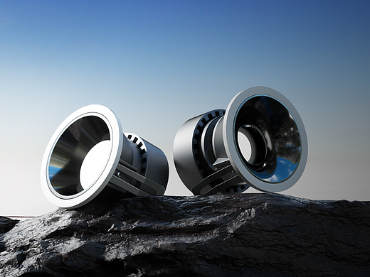 工作选集-筒灯射灯渲染（个人主页-ZNjUzMjQ2MDA=） - 产品 - 站酷设计师辰东c4d原创素材 - 站酷ZCOOL