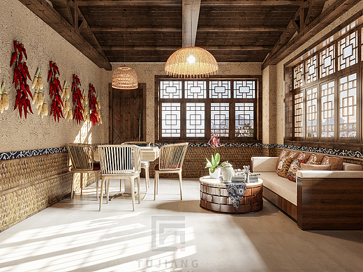 农家乐生态餐厅设计