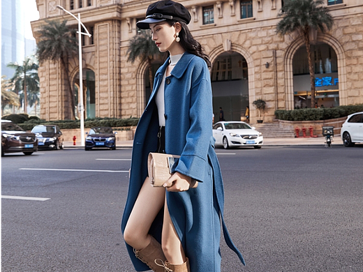 模特羊咩咩 大衣拍摄 风衣拍摄 外套拍摄