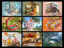 2022✖C4D 上半年渲染练习图