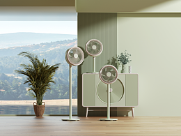 产品渲染合集（杯垫·调奶器·风扇净化器·水壶·等）