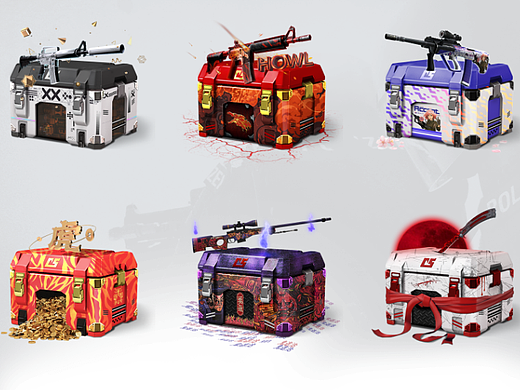 武器皮肤盲盒设计