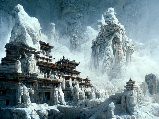 奇境之旅系列：平行世界中的失落遗迹 [个人AI作品]