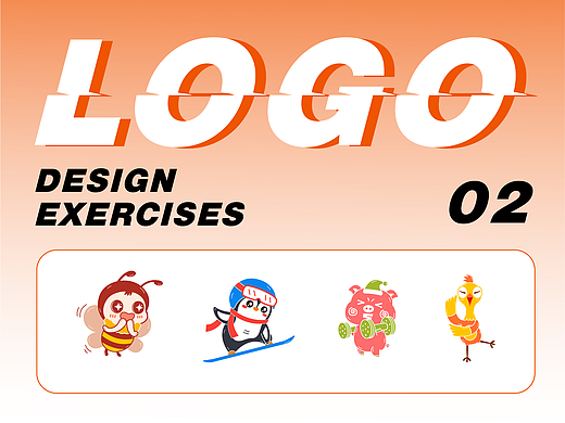 一组动物logo合集