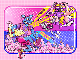 《青春我做主，拒绝平庸》-长安lumin潮流车贴设计