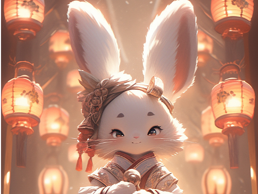拟人化唐装十二生肖（个人主页-ZNjU0MzAxNzI=） - AI作品 - 站酷设计师vxone艺术二维码原创素材 - 站酷ZCOOL