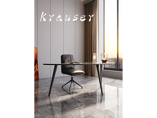 Krauser 效果圖表現(xiàn)-落日黃昏 輕奢書桌椅（個人主頁-ZNTkxMTgwMjA=） - 產(chǎn)品 - 站酷設(shè)計師krauserzzz原創(chuàng)素材 - 站酷ZCOOL