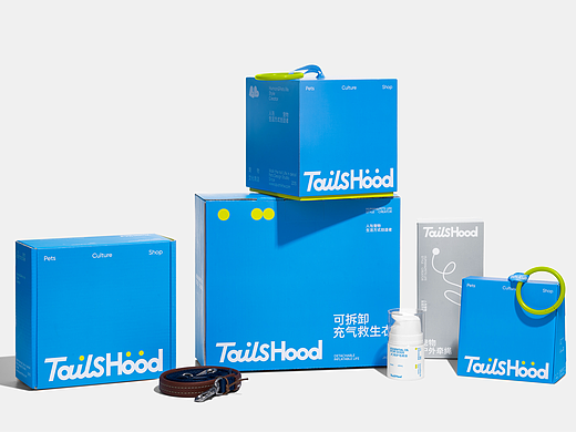 「TAILSHOOD」动物室友宠物品牌形象VI设计