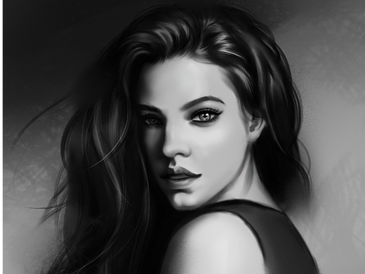 【日常练习作品】灰度头像画法