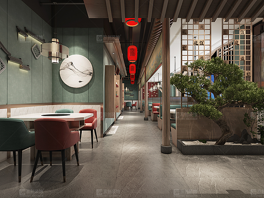 餐飲店裝修空間應(yīng)該如何布局（個(gè)人主頁(yè)-ZMTQxNjY5Mg==） - 空間 - 站酷設(shè)計(jì)師京創(chuàng)商業(yè)空間設(shè)計(jì)原創(chuàng)素材 - 站酷ZCOOL