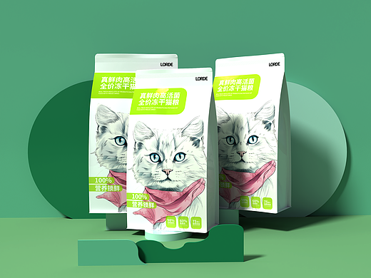 原创猫粮包装设计（个人主页-ZNjY5NzE3NTY=） - 宣传物料 - 站酷设计师WE设计原创素材 - 站酷ZCOOL