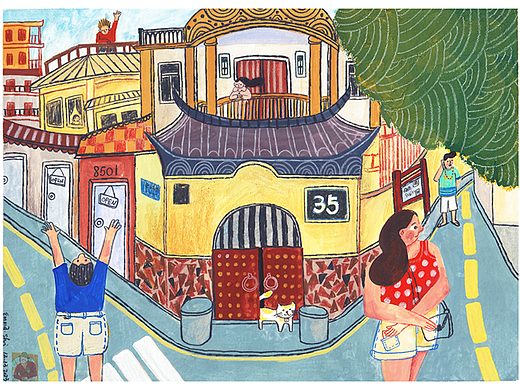 路口（個(gè)人主頁(yè)-ZNjczMjY0Njg=） - 兒童插畫(huà) - 站酷設(shè)計(jì)師大番喜Emma原創(chuàng)素材 - 站酷ZCOOL