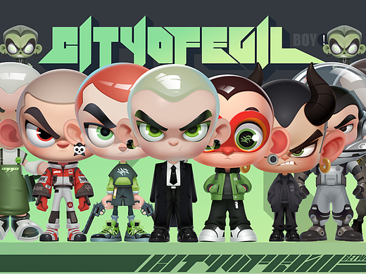 OMGO-CITYOFEVIL IP人物系列